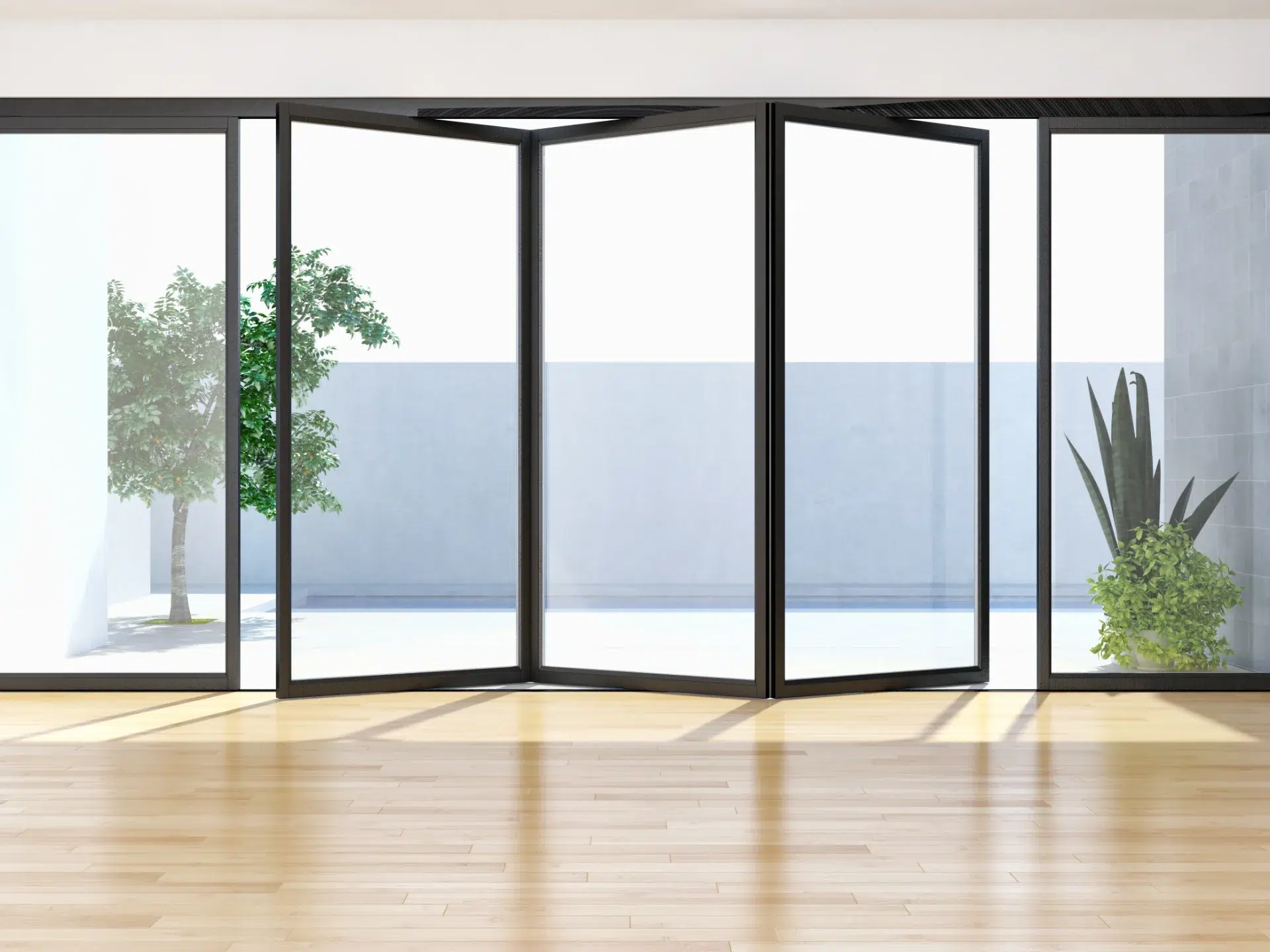 VLX 100 Bifold / Folding Door in Delray Beach, FL | TruePane Windows & Doors - detail 1