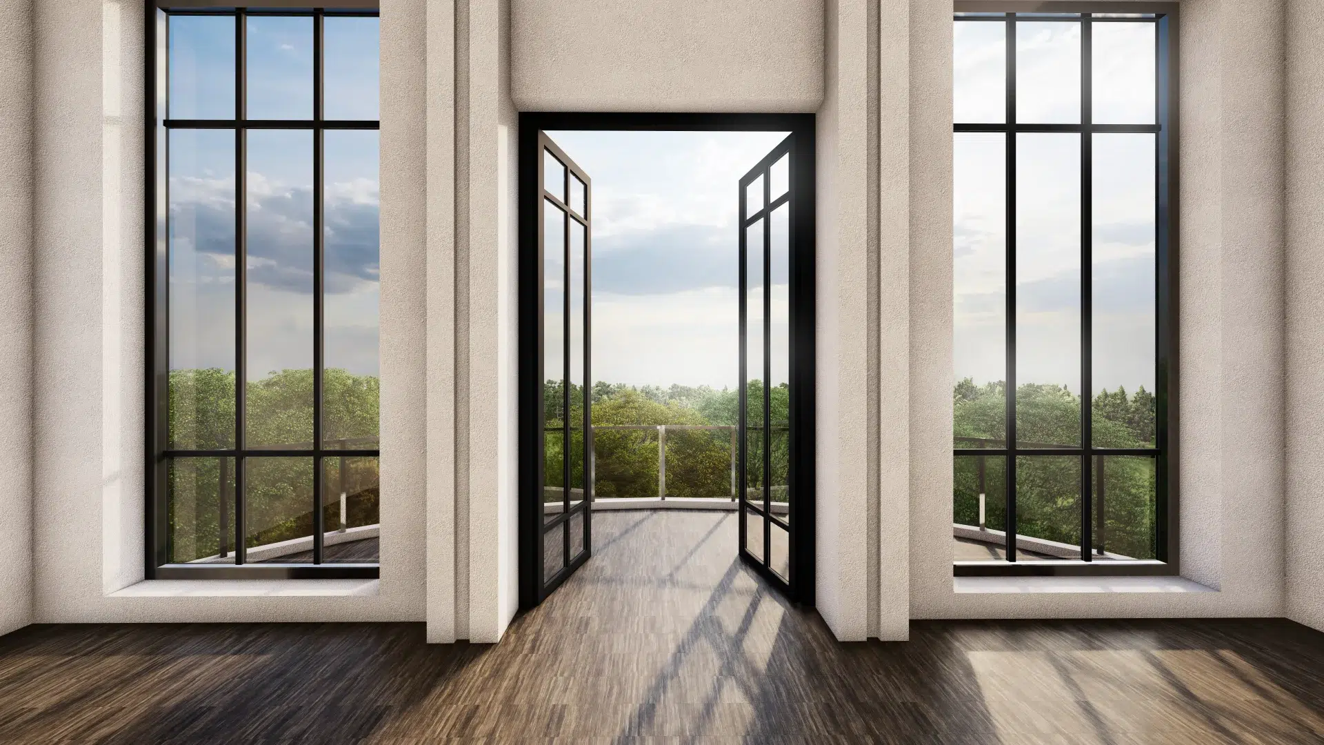 VLX 100 Double Swing / French Door in Delray Beach, FL | TruePane Windows & Doors - detail 1