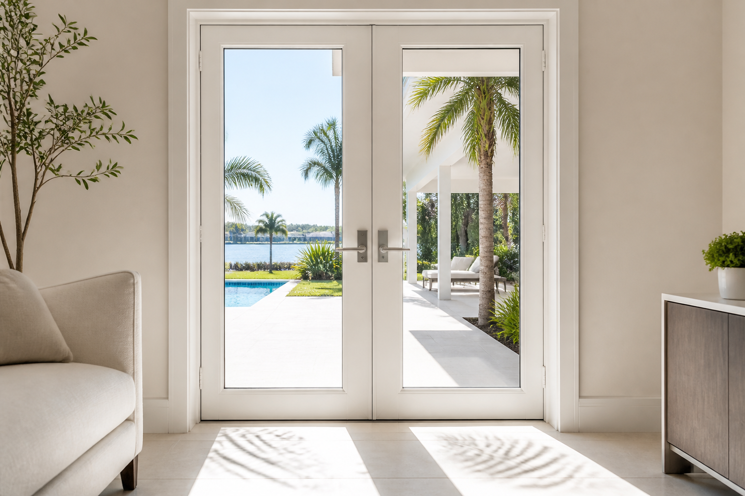 French & Double Doors in Delray Beach, FL | TruePane Windows & Doors - detail 1