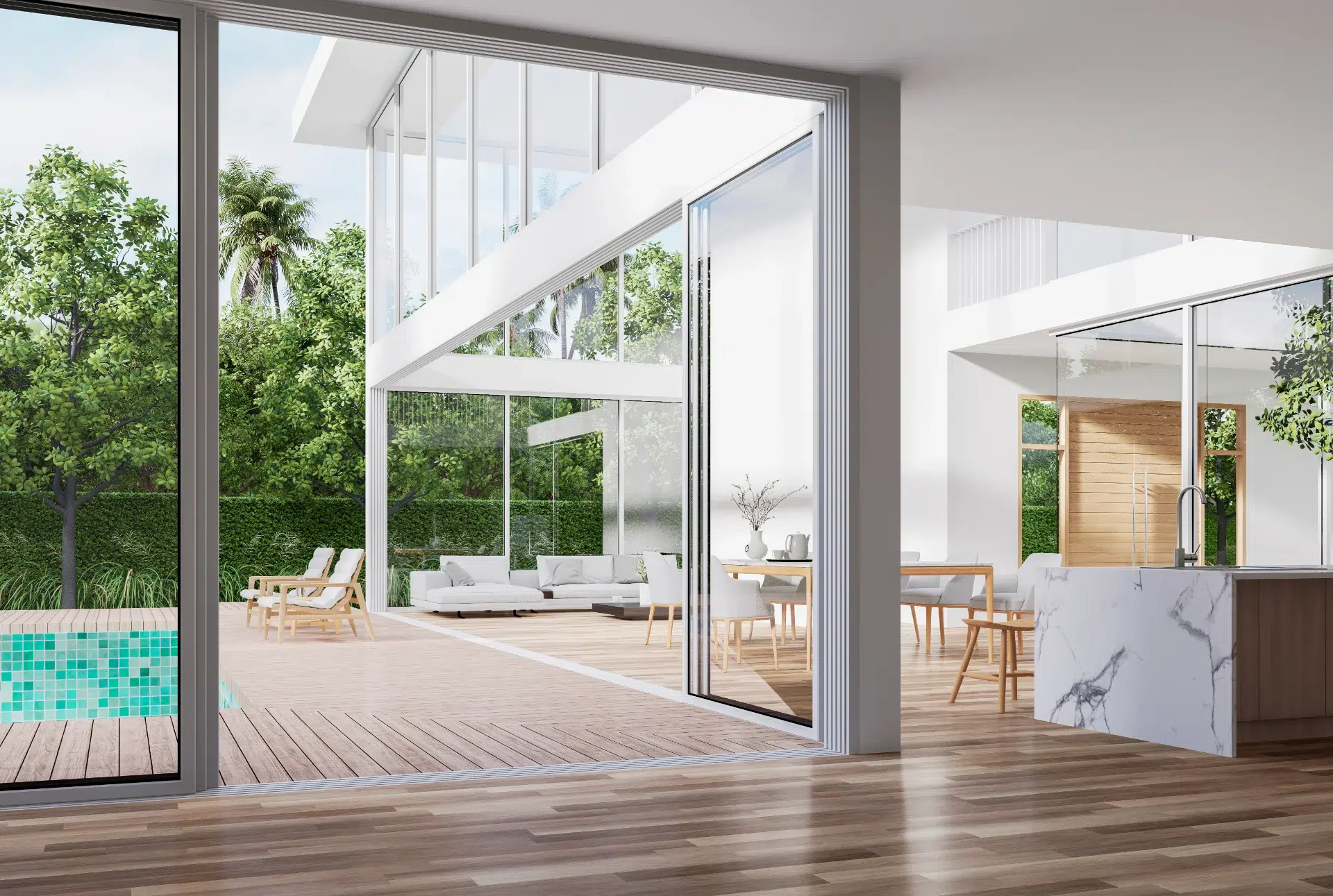 VLX 138 Panoramic Sliding Door in Delray Beach, FL | TruePane Windows & Doors - detail 1