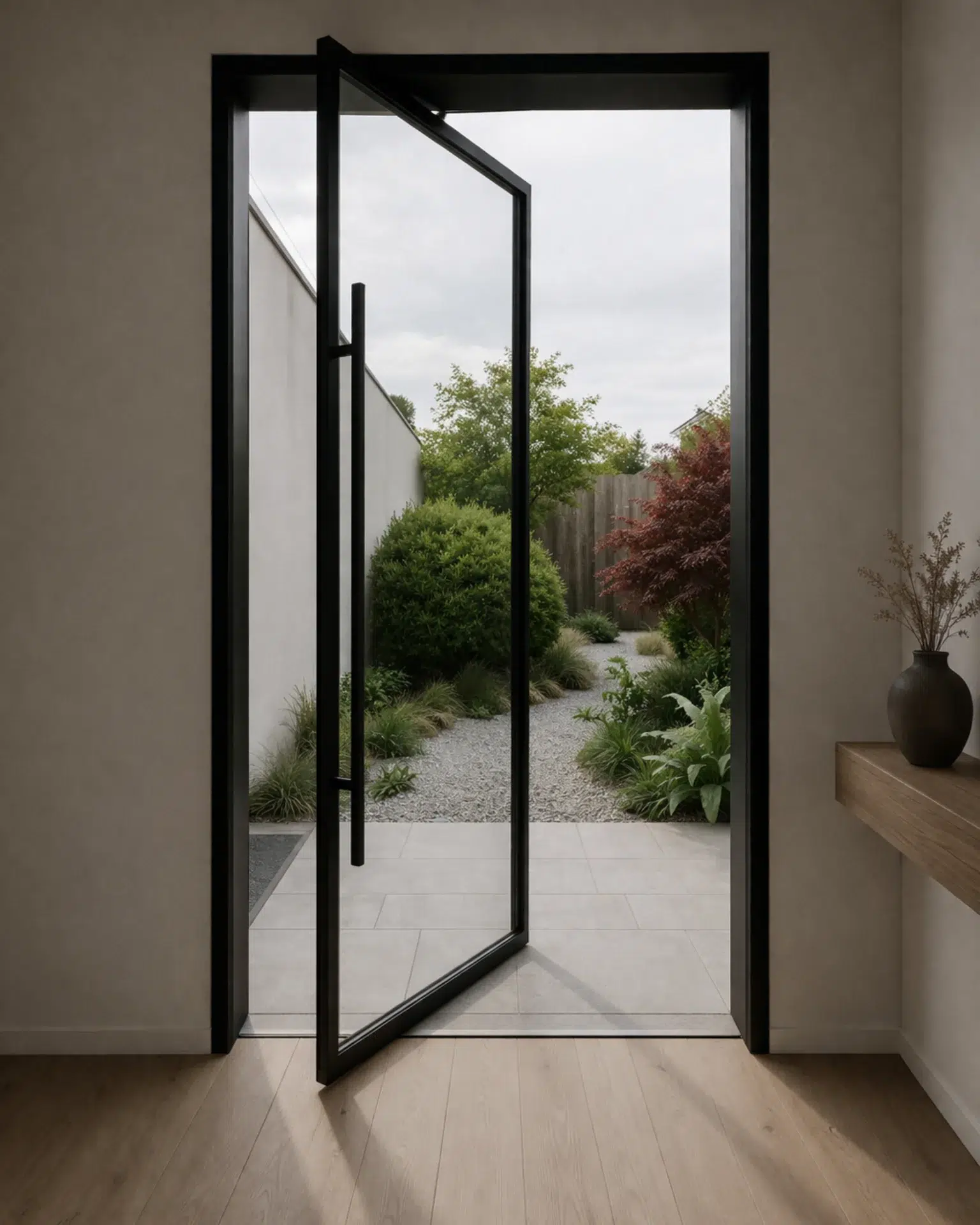 VLX 100 Pivot Door in Delray Beach, FL | TruePane Windows & Doors - detail 1